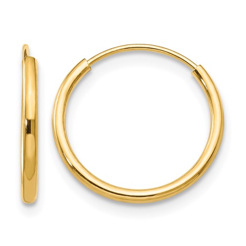 14k Madi K Endless Hoop Earrings