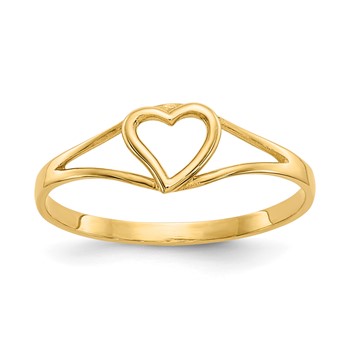 14k Madi K Heart Size 2 Baby / Childrens Ring