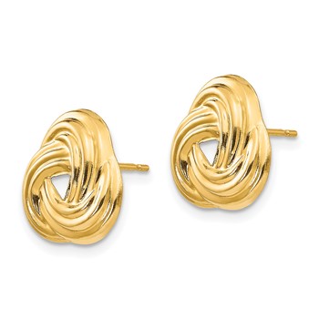 14k Madi K Love Knot Post Earrings — alternate view