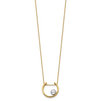 14K Two-tone Necklace — alternate view