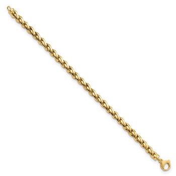 14k Polished 5.5mm Fancy Link 7.5 inch Bracelet — alternate view