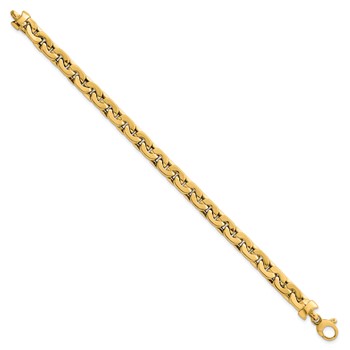 14k Polished Fancy Link 7.5 inch Bracelet — alternate view