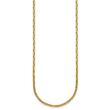 14k Polished 2.9mm Fancy Link 18 inch Necklace — alternate view