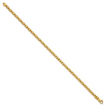 14k Polished 3.5mm Fancy Link 7.25 inch Bracelet — alternate view