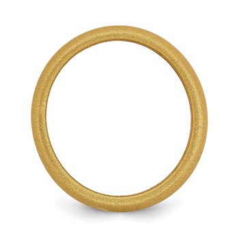 Silicone Gold Metallic 5.7mm Domed Band Size 5 — alternate view
