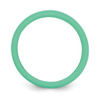 Silicone Mint Green 5.7mm Domed Band Size 5 — alternate view