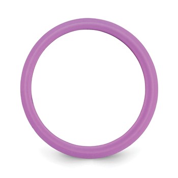 Silicone Purple 5.7mm Domed Band Size 5 — alternate view
