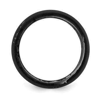 Silicone Black and Grey Camouflage 8.7mm Domed Band Size 7 — alternate view