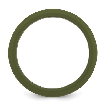 Silicone Olive Green 8mm Band — alternate view