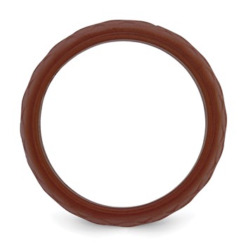 Silicone Metallic Bronze 8.70mm Fish Scale Pattern Band — alternate view