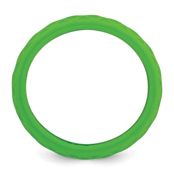 Silicone Light Green 8.70mm Fish Scale Pattern Band — alternate view