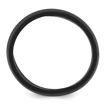 Silicone Black 8.50mm Grooved Band — alternate view