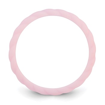 Silicone Lavender 3mm Braided Band — alternate view