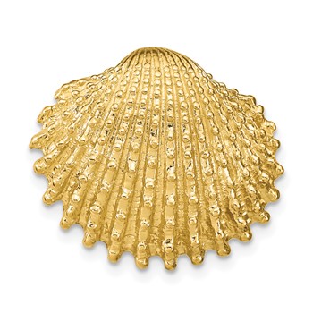 14k Scallop Shell Omega Slide