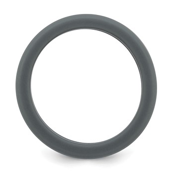 Silicone Grey with Removable Light Grey Center 8mm Band — alternate view
