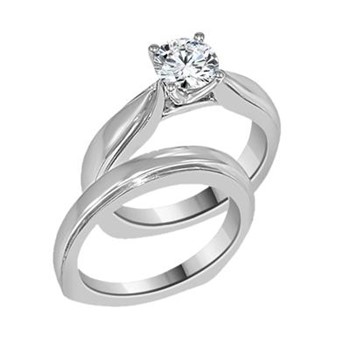 14KW SOLITATAIRE ENGAGEMENT