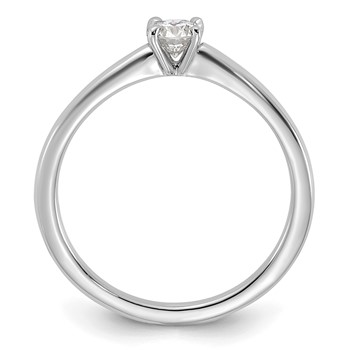 14kw 4mm Round Solitaire Mounting Sz 5 — alternate view