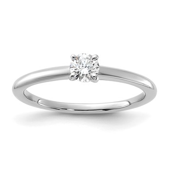 14kw 4mm Round Solitaire Mounting Sz 5