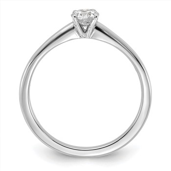 14kw 4.4mm Round Solitaire Mounting Sz 5 — alternate view