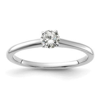 14kw 4.4mm Round Solitaire Mounting Sz 5