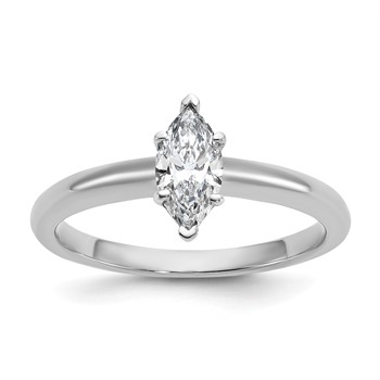 14kw 8x4mm MARQUISE Solitaire Mounting Sz 10