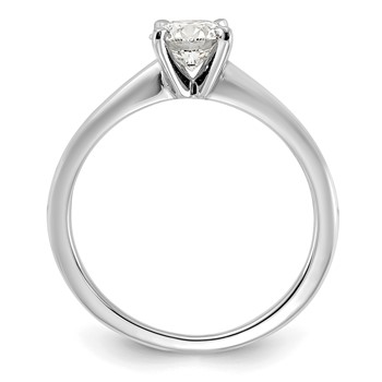 14kw 6mm ROUND Solitaire Mounting Sz 10 — alternate view