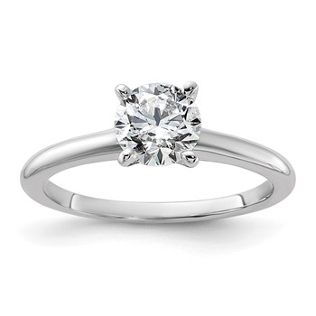 14kw 6.5mm ROUND Solitaire Mounting Sz 10