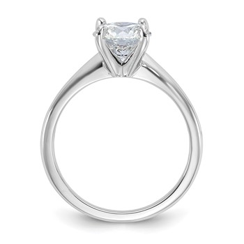 14kw 7.5mm ROUND Solitaire Mounting Sz 10 — alternate view