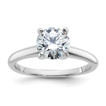 14kw 7.5mm ROUND Solitaire Mounting Sz 10