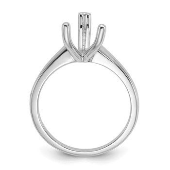 14kw 10x7mm PEAR Solitaire Mounting Sz 10 — alternate view