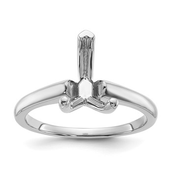 14kw 10x7mm PEAR Solitaire Mounting Sz 10