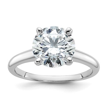 14kw 10mm ROUND Solitaire Mounting Sz 10