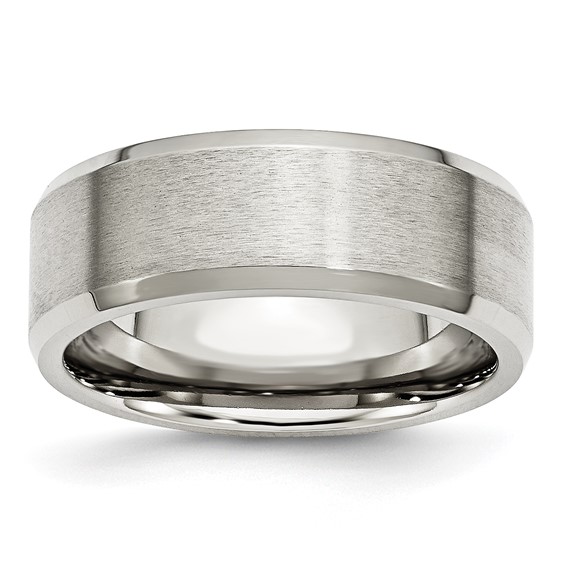 Chisel on sale tungsten ring