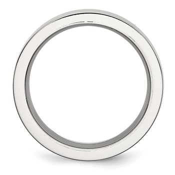 Stainless Steel Base with Polished Black Ceramic Center Band — alternate view