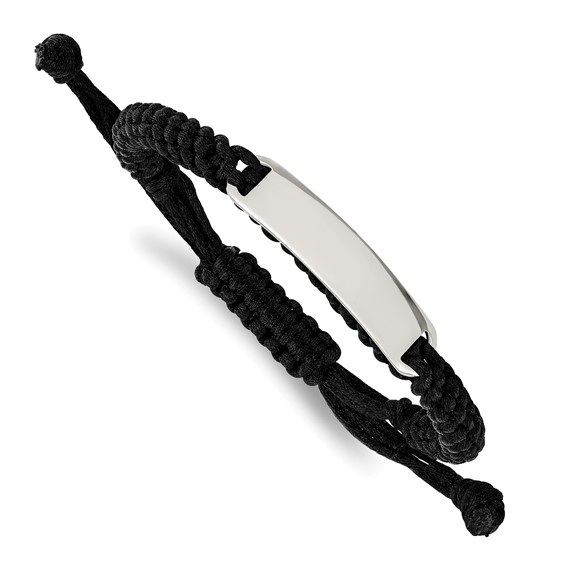 Stainless Steel Polished Adjustable ID Bracelet Stainless Steel Polished Adjustable ID Bracelet