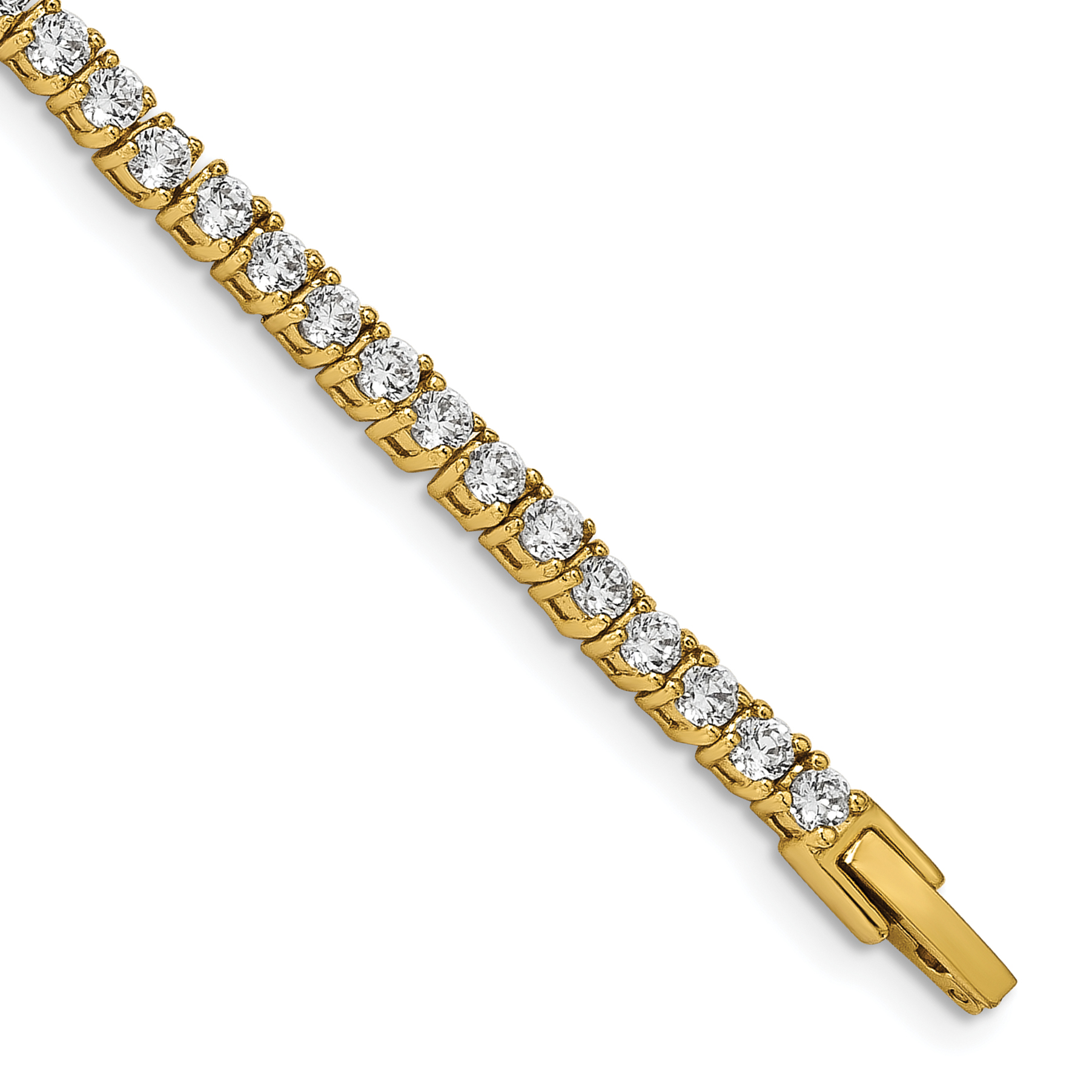 14k Yellow Gold 1.50TCW Diamond Tennis Bracelet 7.5” length | eBay