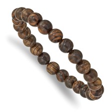 Image of Chisel 8mm Tigerwood Beaded Stretch Bracelet