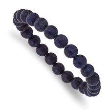 Image of Chisel 8mm Lapis Agate Beaded Stretch Bracelet