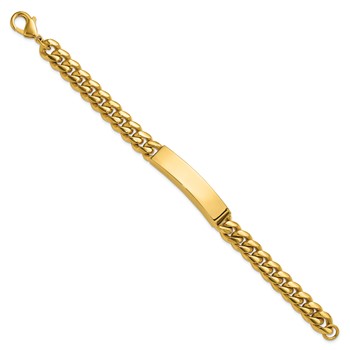 Chisel Stainless Steel Polished 10mm Yellow IP-plated 8.5 inch ID Bracelet — alternate view