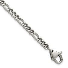 Image of Chisel Stainless Steel Polished 4mm 8.5 inch Franco Chain Bracelet