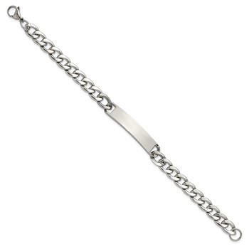 Chisel Stainless Steel Polished Curb Link 7.75 inch ID Bracelet — alternate view