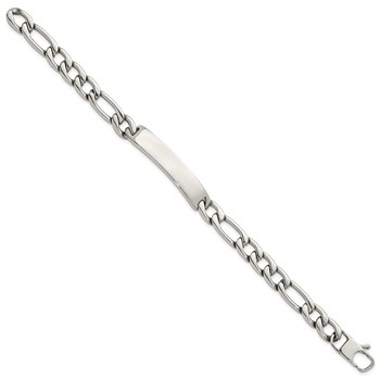 Stainless Steel Polished 9mm Franco Link 8.5in Bracelet — alternate view