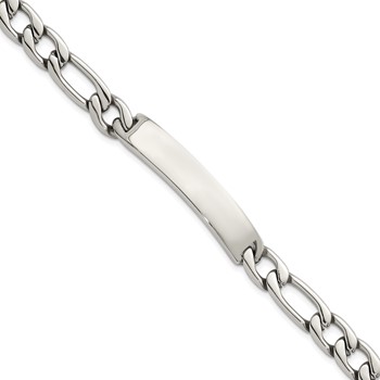 Stainless Steel Polished 9mm Franco Link 8.5in Bracelet