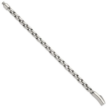 Chisel Stainless Steel Polished 7.5mm 8.5 inch Fancy Link Bracelet — alternate view