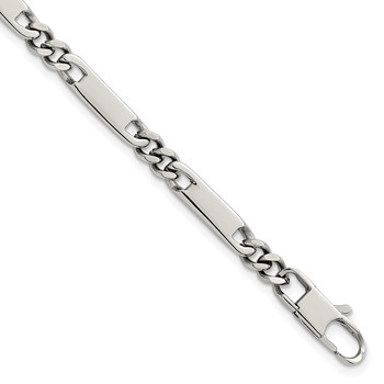 Chisel Stainless Steel Polished 4mm Fancy Link 8.5 inch Bracelet