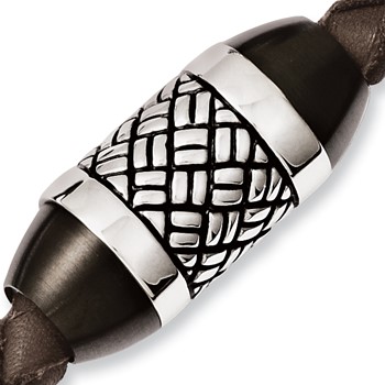 Stainless Steel Interchangeable Bracelet Spinner Bead