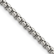 Image of Chisel Stainless Steel Polished 3.8mm Fancy Link 20 inch Chain