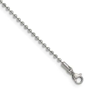 Stainless Steel 2.4 mm 22" Bead Chain
