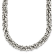 Image of Chisel Stainless Steel Polished 24 inch Necklace
