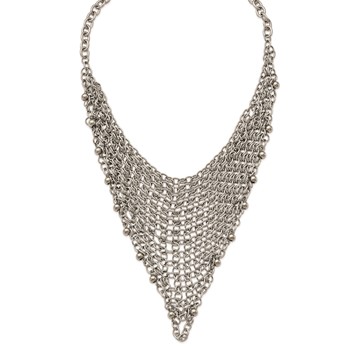 Stainless Steel Polished Multi Chain Necklace